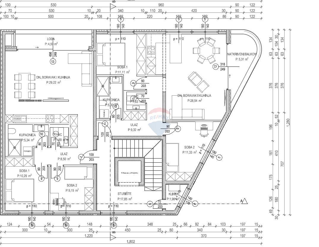 Stanovanje/Apartma Tar, Tar-Vabriga, 67,57m2