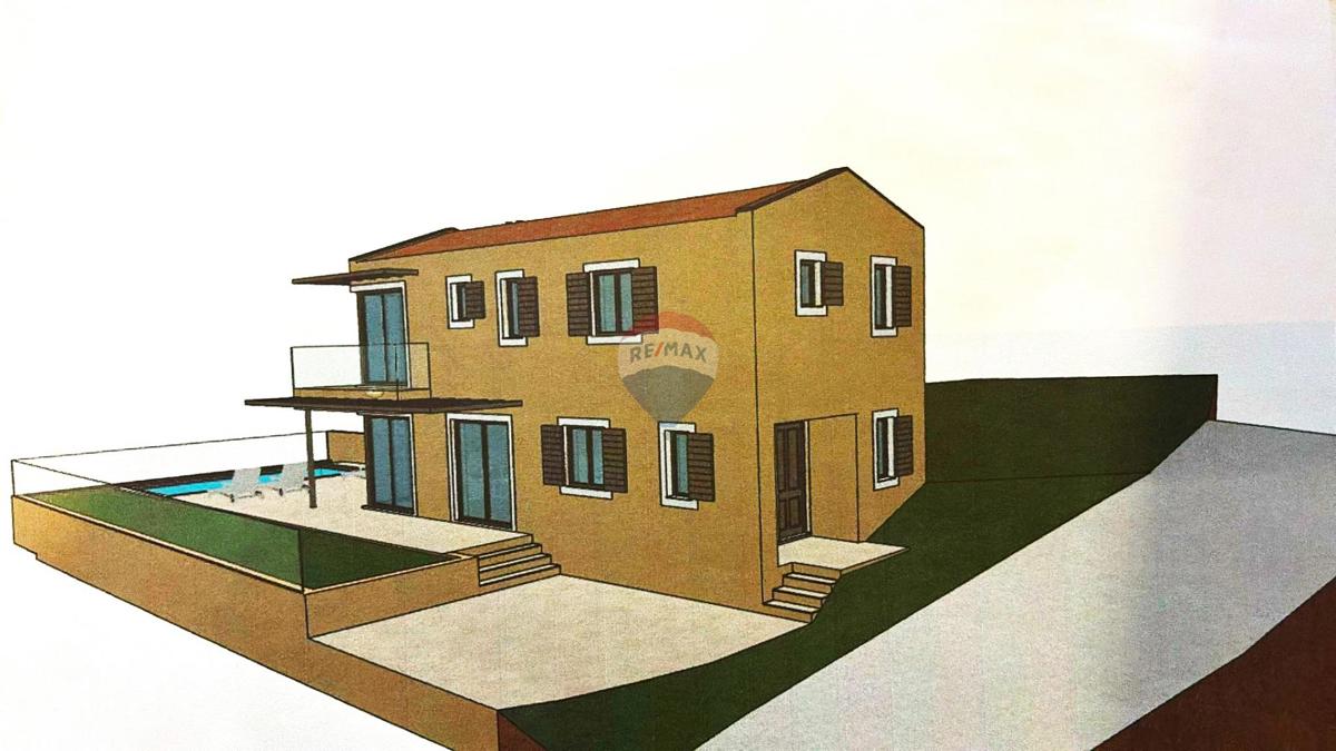 Stavbno zemljišče Momjan, Buje, 284m2