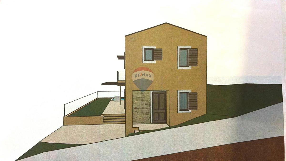 Stavbno zemljišče Momjan, Buje, 284m2