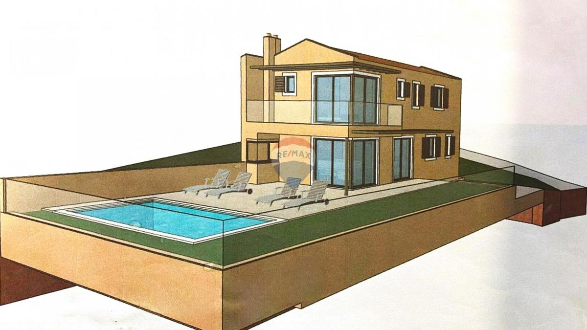 Stavbno zemljišče Momjan, Buje, 284m2