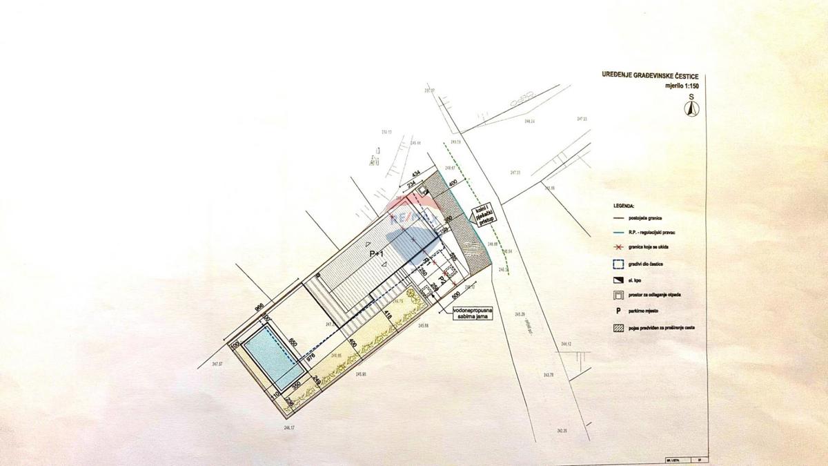 Stavbno zemljišče Momjan, Buje, 284m2
