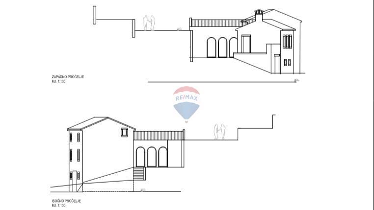 Istra, Oprtalj – Kamnita vila edinstvenega dizajna