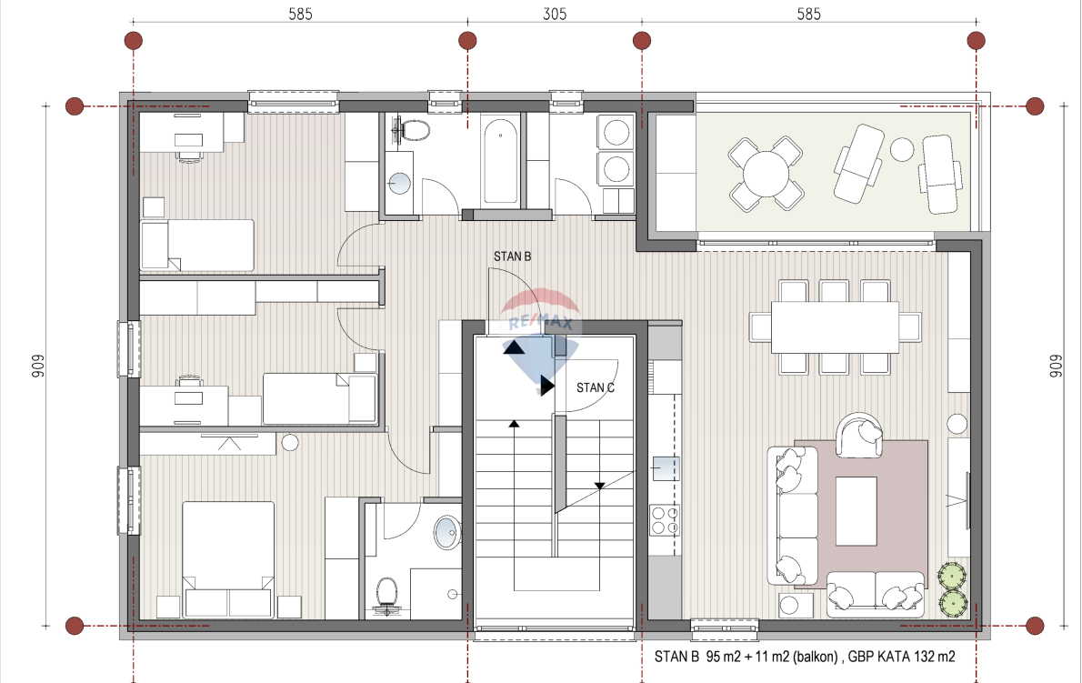 Stavbno zemljišče Rudeš, Trešnjevka - Sjever, 317m2