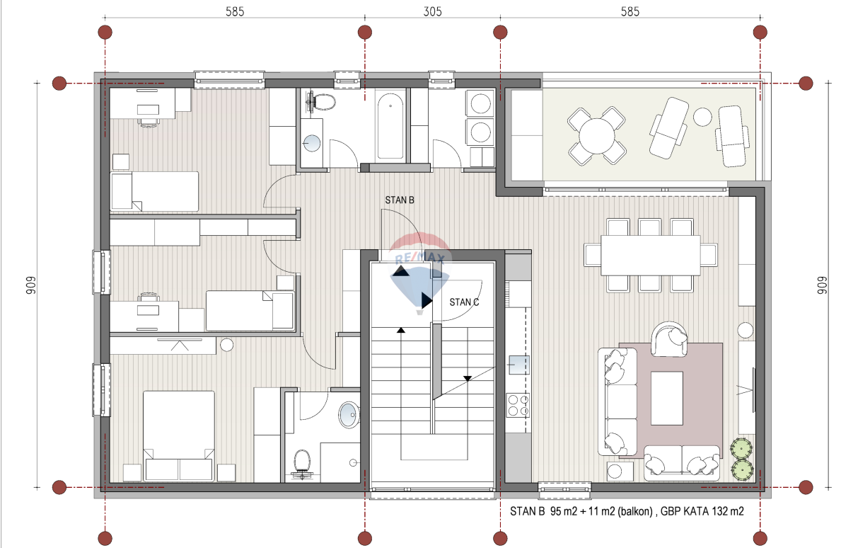 Stavbno zemljišče Rudeš, Trešnjevka - Sjever, 317m2