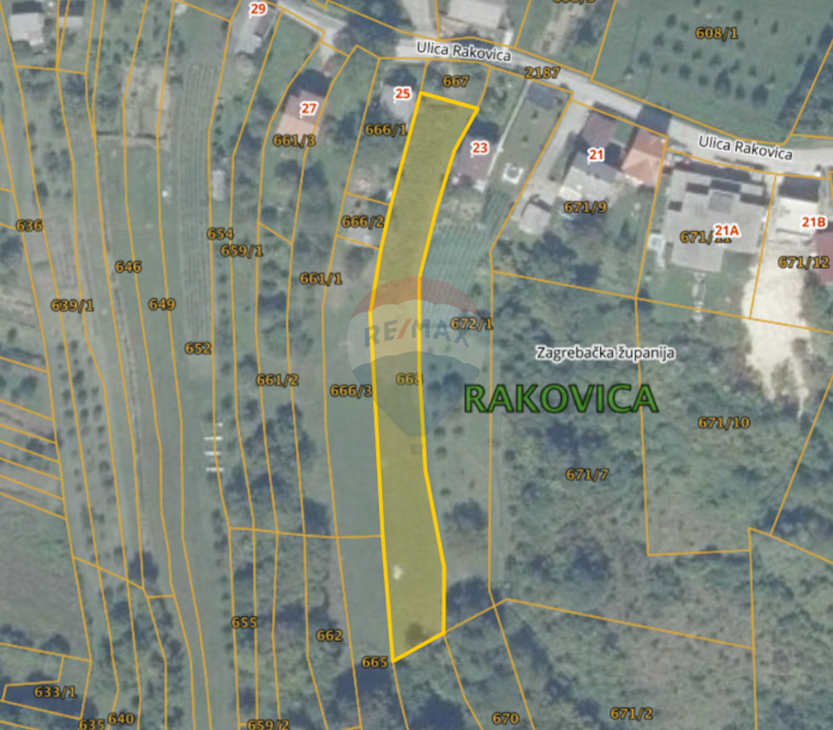 Stavbno zemljišče Mala Rakovica, Samobor - Okolica, 2.988m2