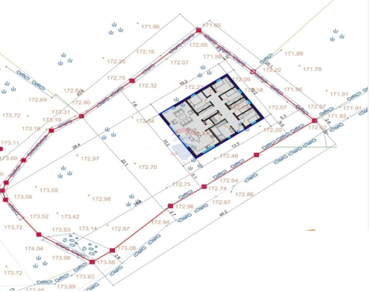 Stavbno zemljišče Rakalj, Marčana, 1.025m2