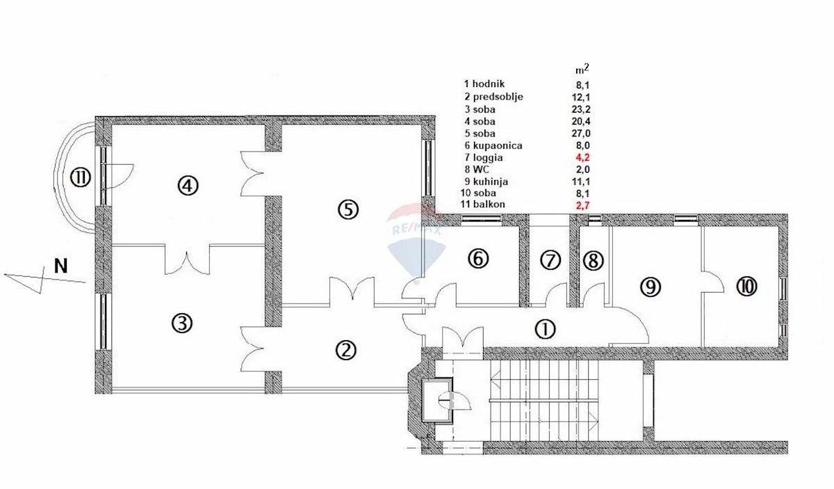 Stanovanje/Apartma Donji grad, Donji Grad, 120m2