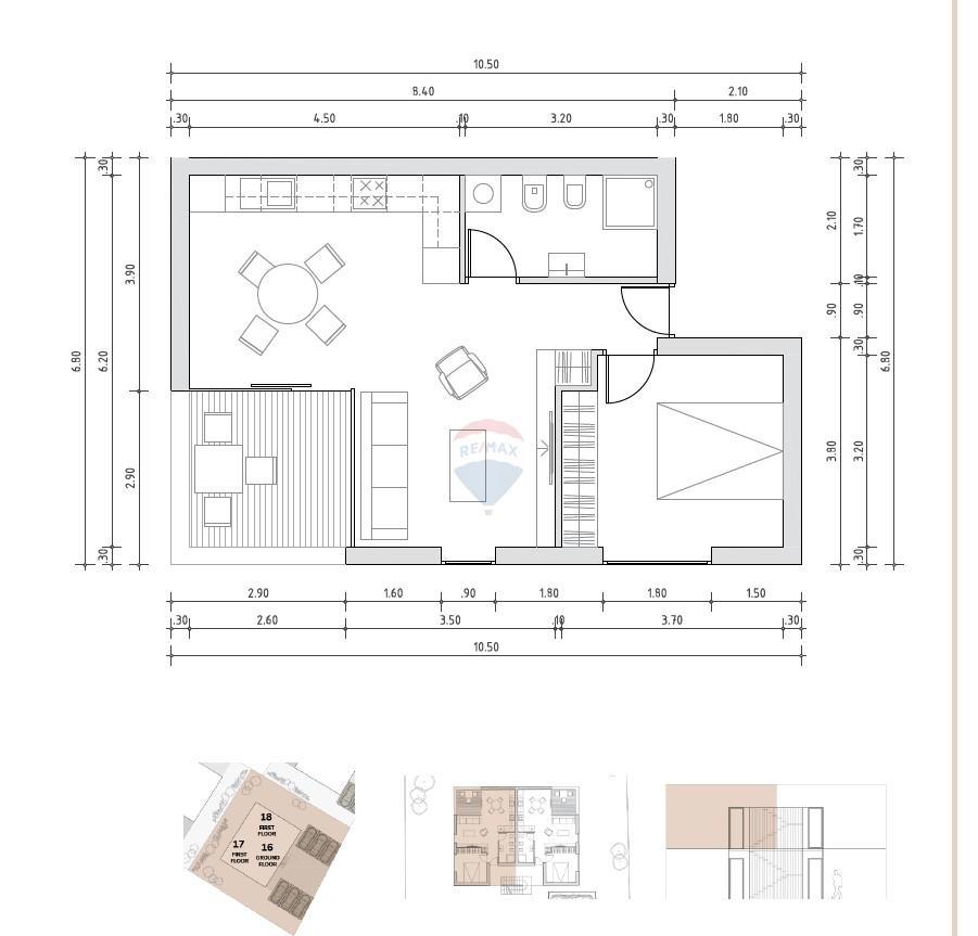 Stanovanje/Apartma Dajla, Novigrad, 53,80m2