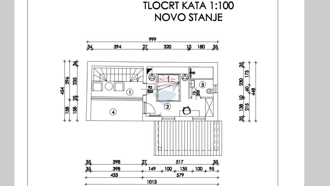Hiša Momjan, Buje, 60m2