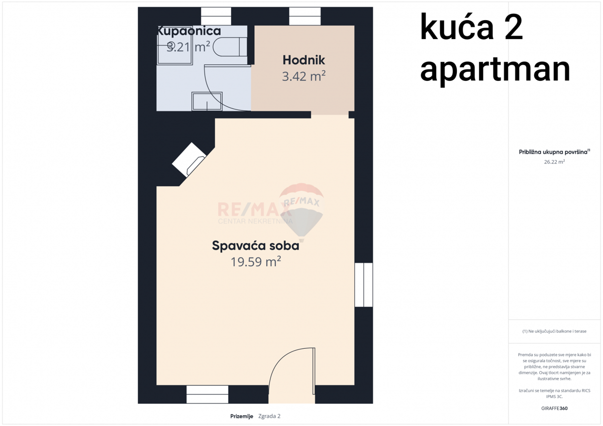 Istra, Rovinjsko Selo – Hiša s tremi stanovanji, veliki vrt