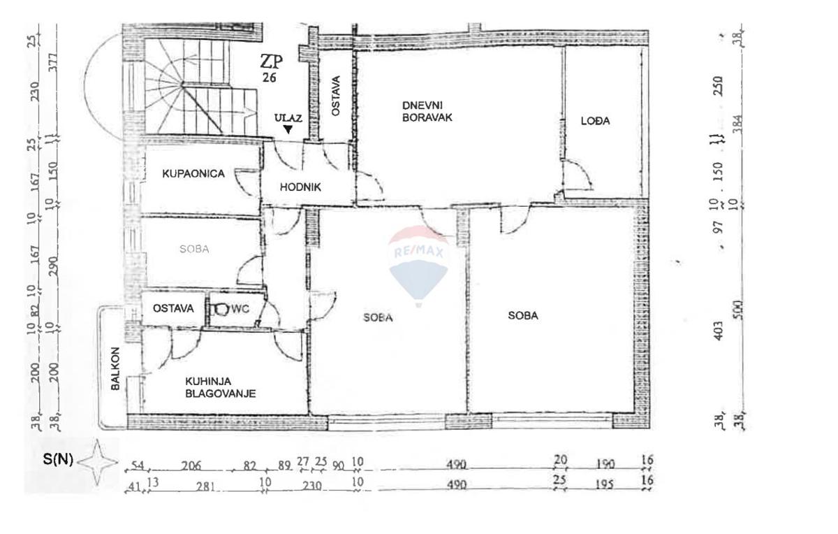 Stanovanje/Apartma Šalata, Gornji Grad - Medveščak, 99,93m2
