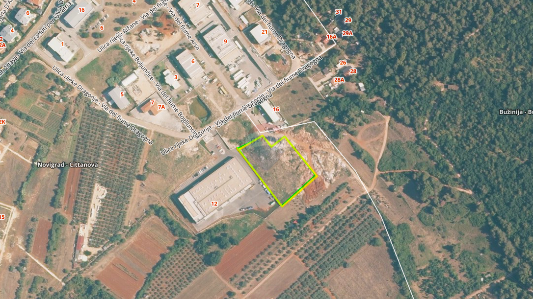 Stavbno zemljišče Novigrad, 5.588m2