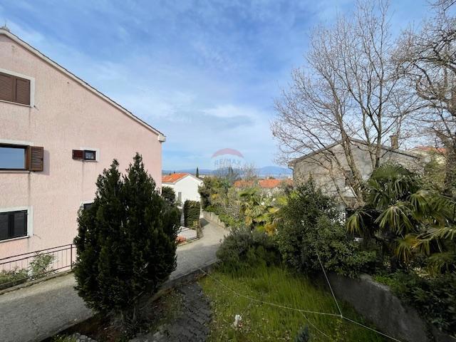 Otok Krk, Malinska, apartma s pogledom na morje, pritličje, parking