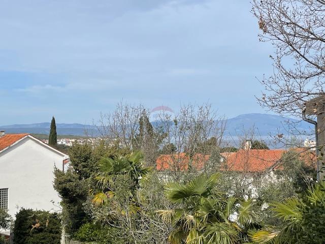 Otok Krk, Malinska, apartma s pogledom na morje, pritličje, parking