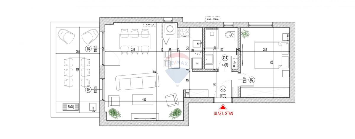 Stanovanje/Apartma Opatija - Centar, Opatija, 57m2