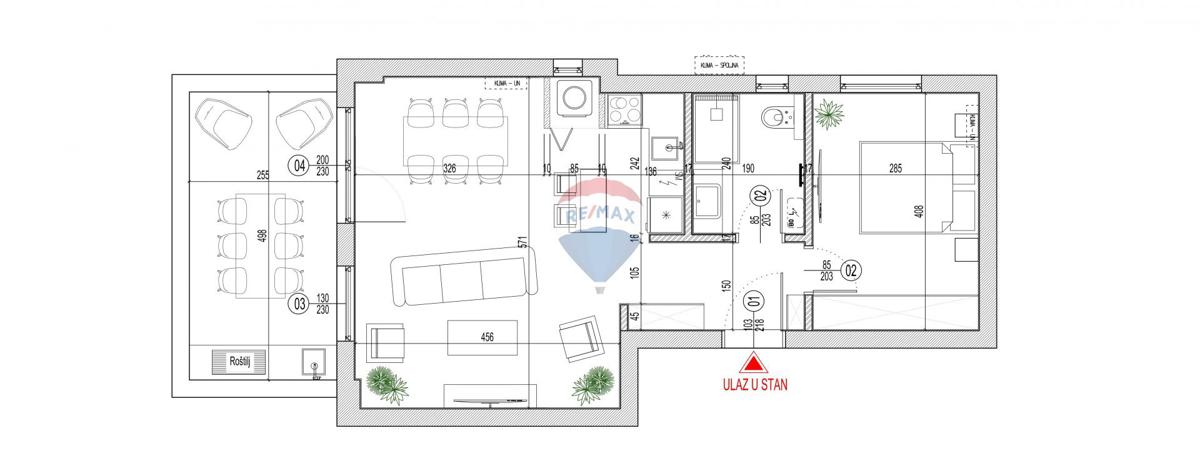 Stanovanje/Apartma Opatija - Centar, Opatija, 57m2