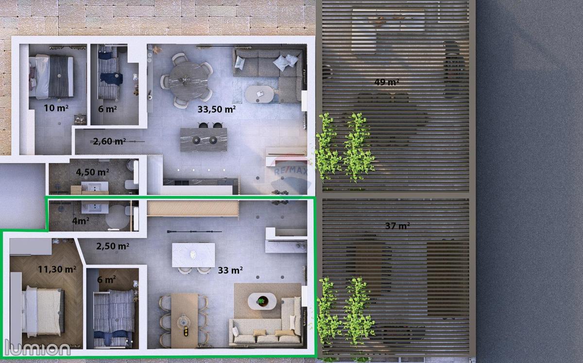 Stanovanje/Apartma Malinska, Malinska-Dubašnica, 60m2