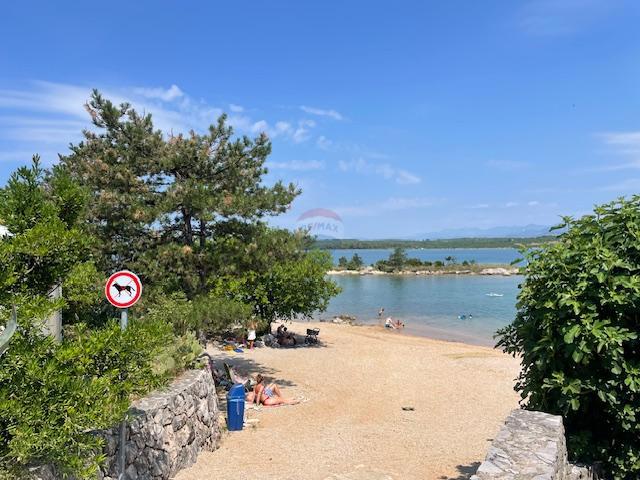 Otok Krk, Klimno, apartma, pogled na morje, 300 m od plaže