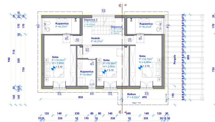 Stavbno zemljišče Brzac, Krk, 517m2
