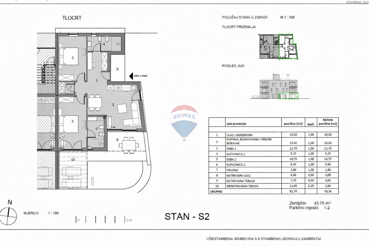 Umag, Zambratija – Moderen pritlični apartma z vrtom – Novogradnja