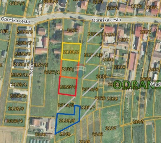 Stavbno zemljišče Odranski Obrež, Brezovica, 782m2