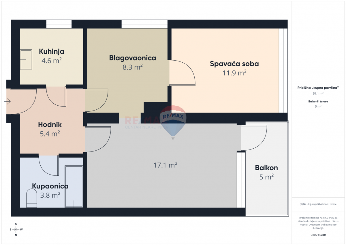 Stanovanje/Apartma Čulinec, Donja Dubrava, 53,78m2