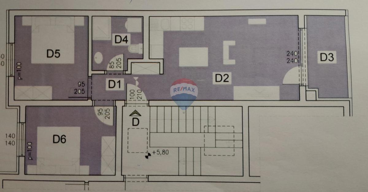 Stanovanje/Apartma Šijana, Pula, 60,12m2