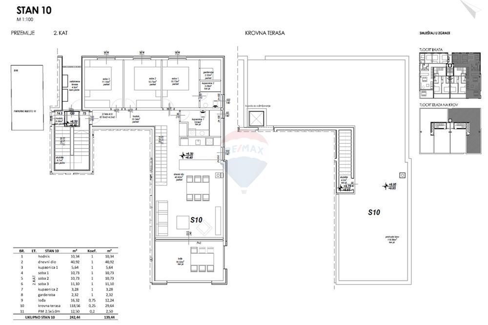 Stanovanje Privlaka, 139,44m2