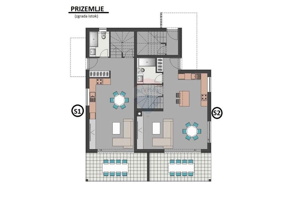 Apartma Mandre, Kolan, 118m2