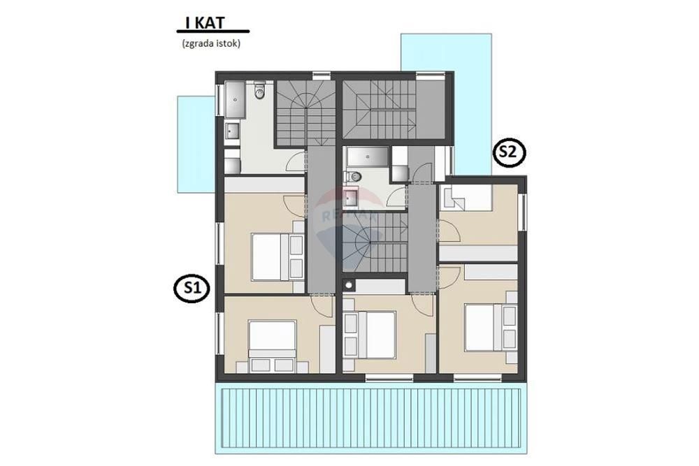 Apartma Mandre, Kolan, 118m2