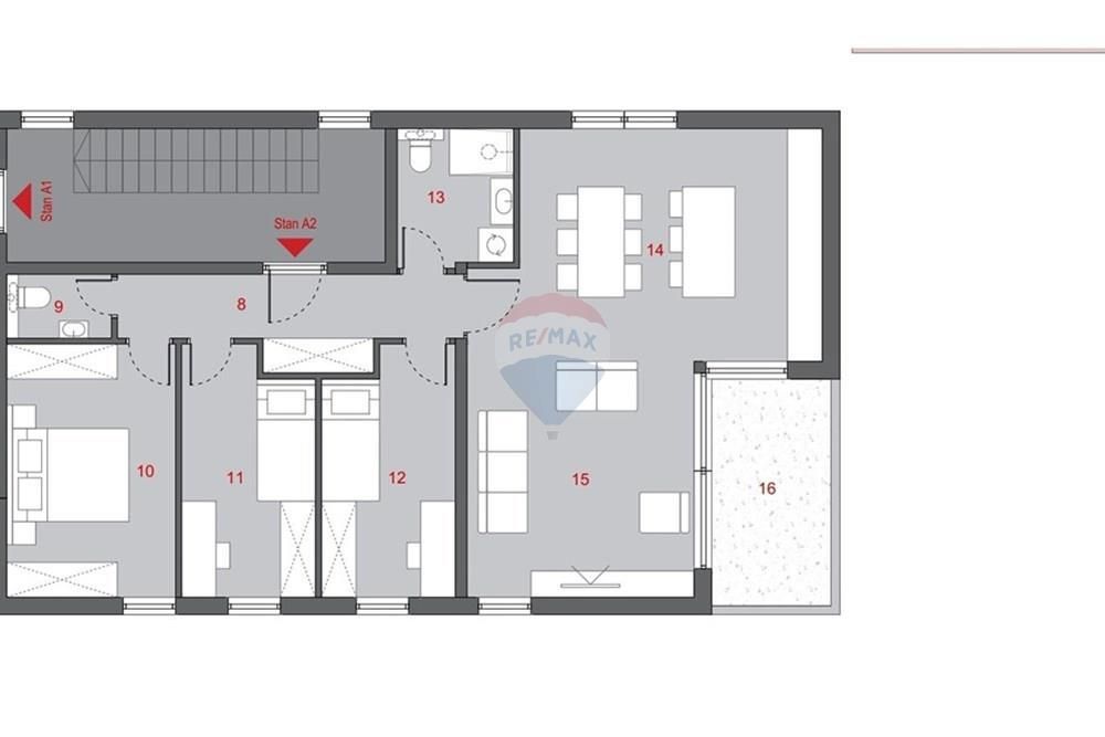 Stanovanje Smiljevac, Zadar, 103,80m2