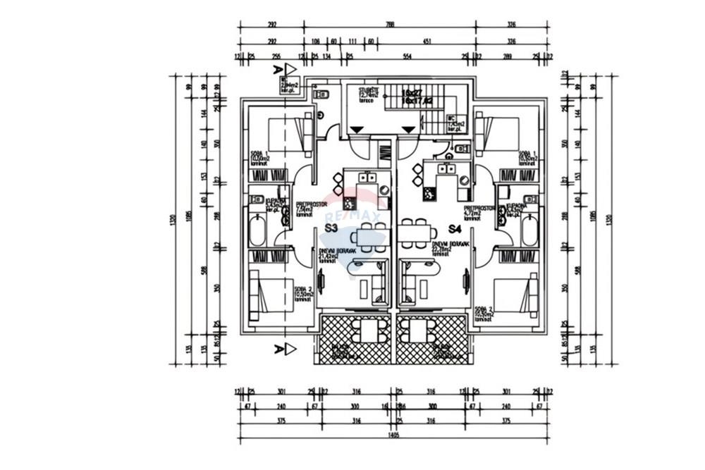 Stanovanje Turanj, Sveti Filip I Jakov, 65m2