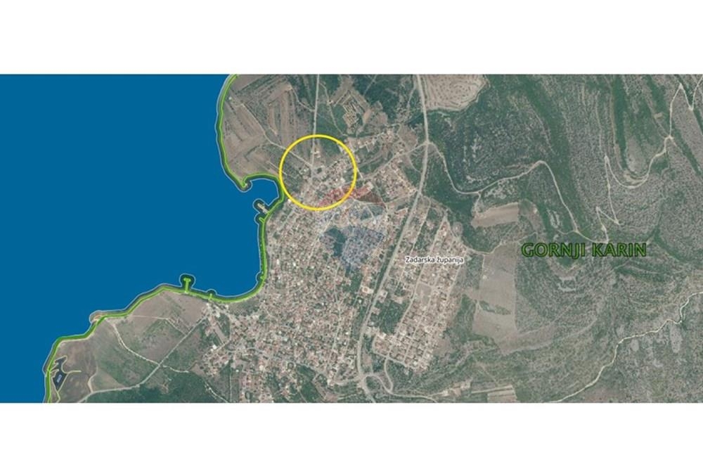 Zemljišče Gornji Karin, Obrovac, 419m2