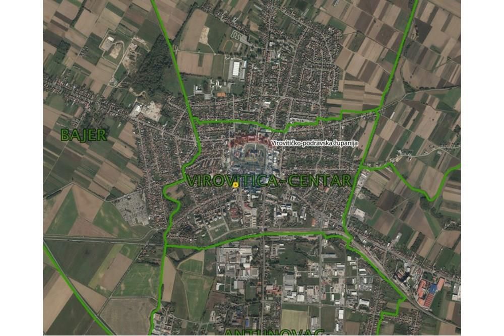 Zemljišče Centar, Virovitica, 922m2