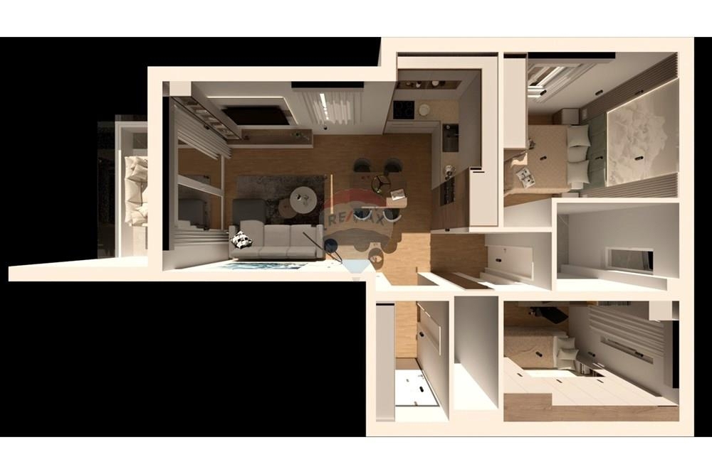 Stanovanje Crvene kuće, Zadar, 60,24m2