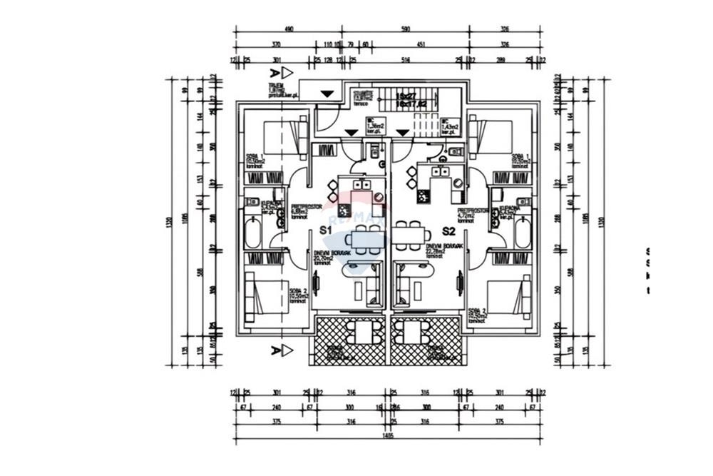 Stanovanje Turanj, Sveti Filip I Jakov, 62m2
