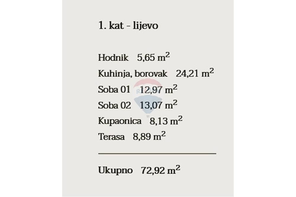 Stanovanje Stara Novalja, Novalja, 72,92m2