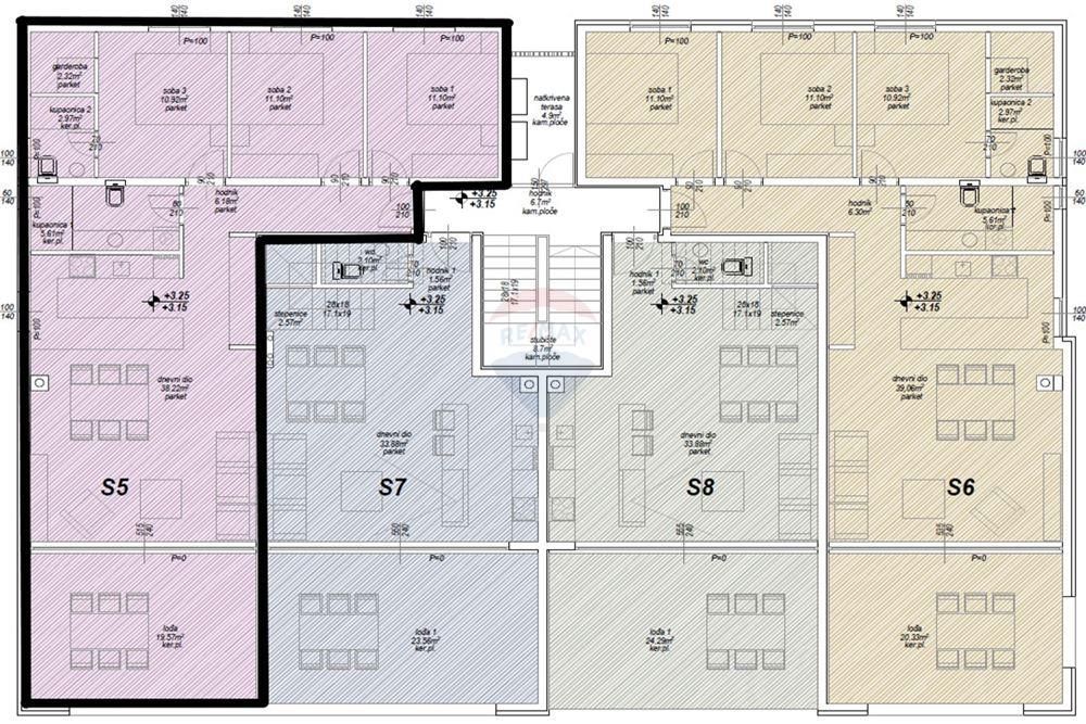 Stanovanje Privlaka, 105,60m2