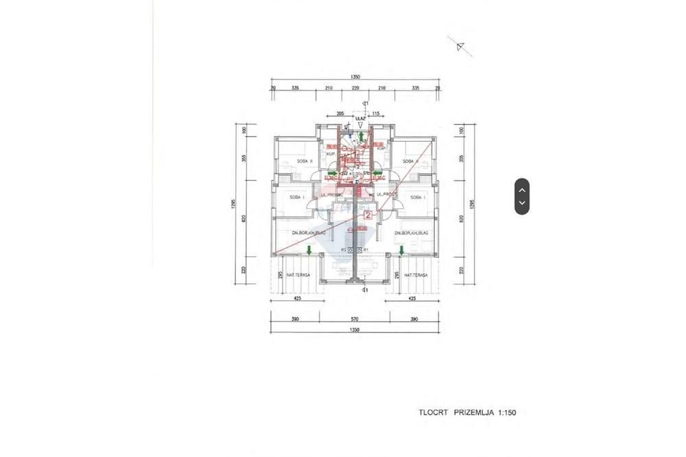 Apartma Mandre, Kolan, 65m2