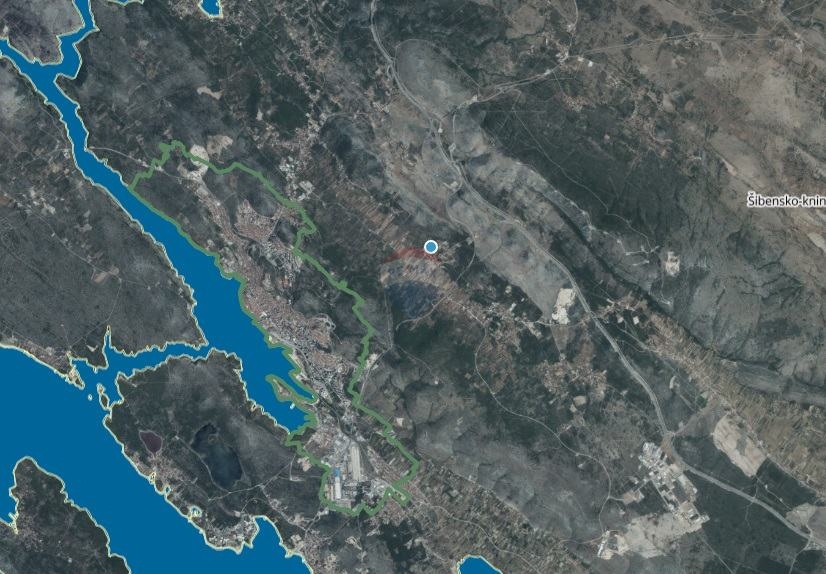 Zemljišče Dubrava Kod Šibenika, Šibenik - Okolica, 1.204m2