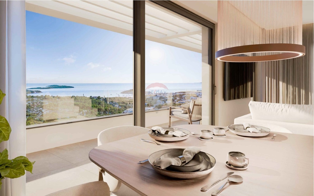 Luksuzni penthouse s tremi spalnicami in panoramskim razgledom (S7), Primošten