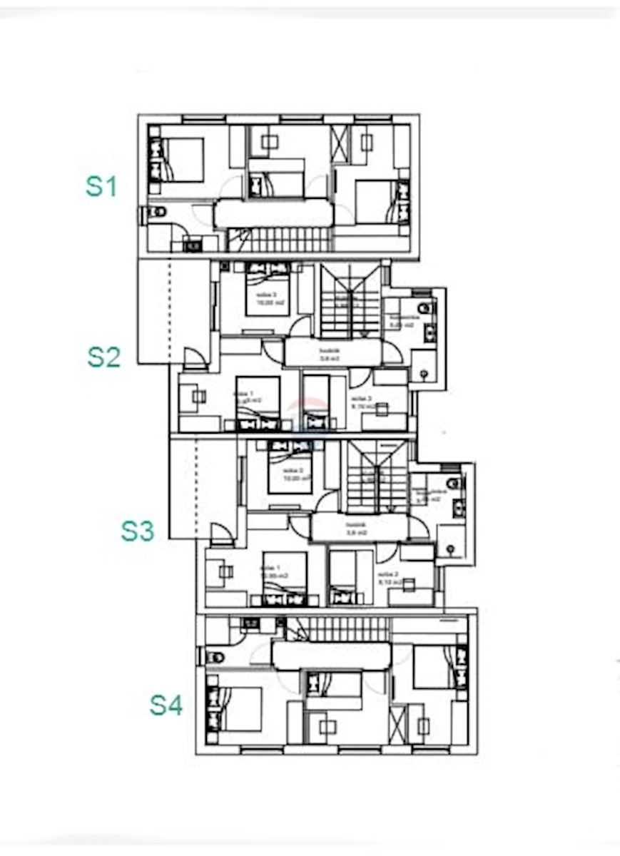 Stanovanje / Apartma Vodice, 99,68m2