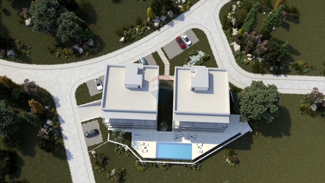 Dvosobno stanovanje v novogradnji z garažo in bazenom (S3), Primošten