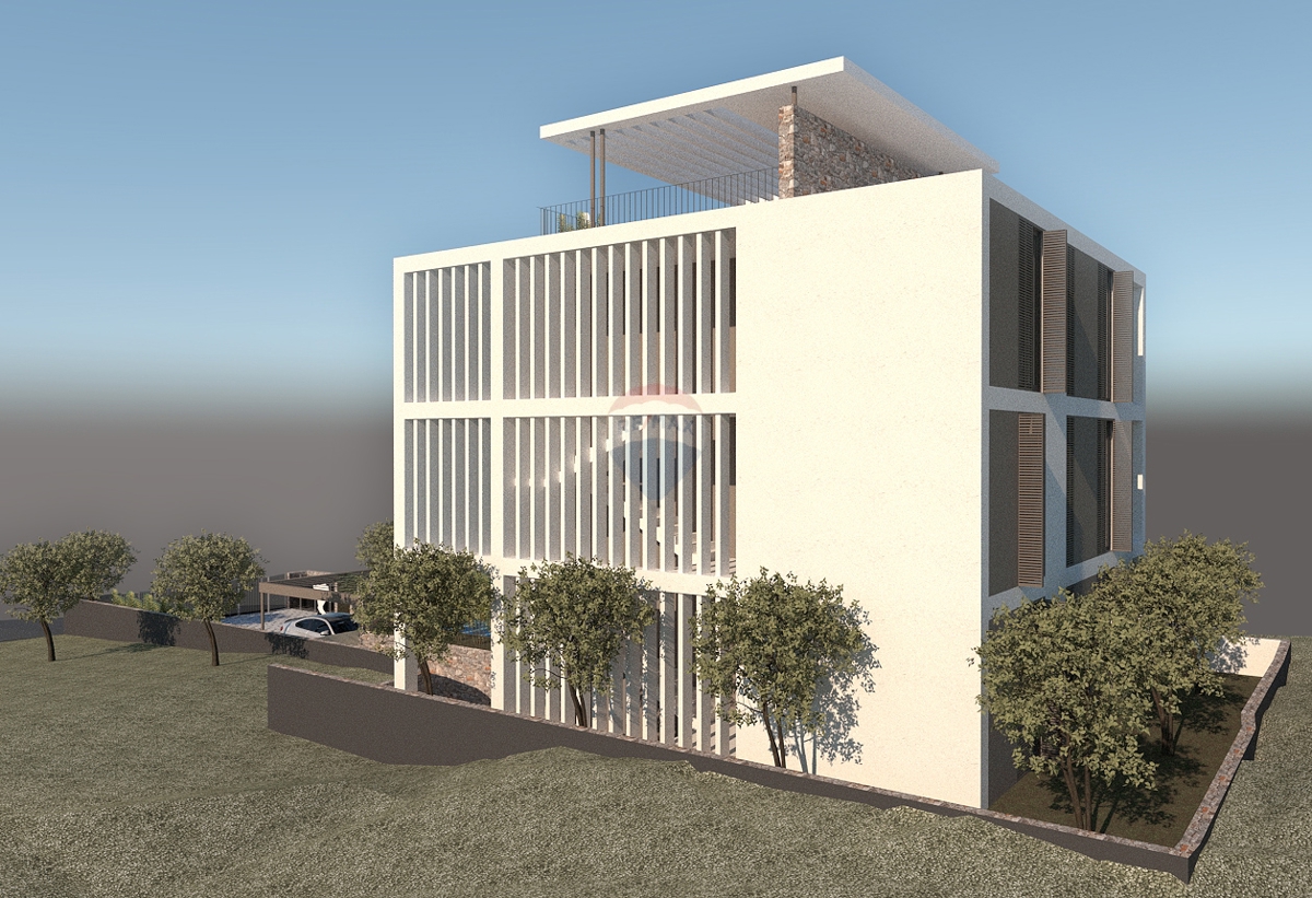 Dvosobno stanovanje z ogrevanim bazenom, vrtom in vrhunsko opremo 97,1 m², Primošten
