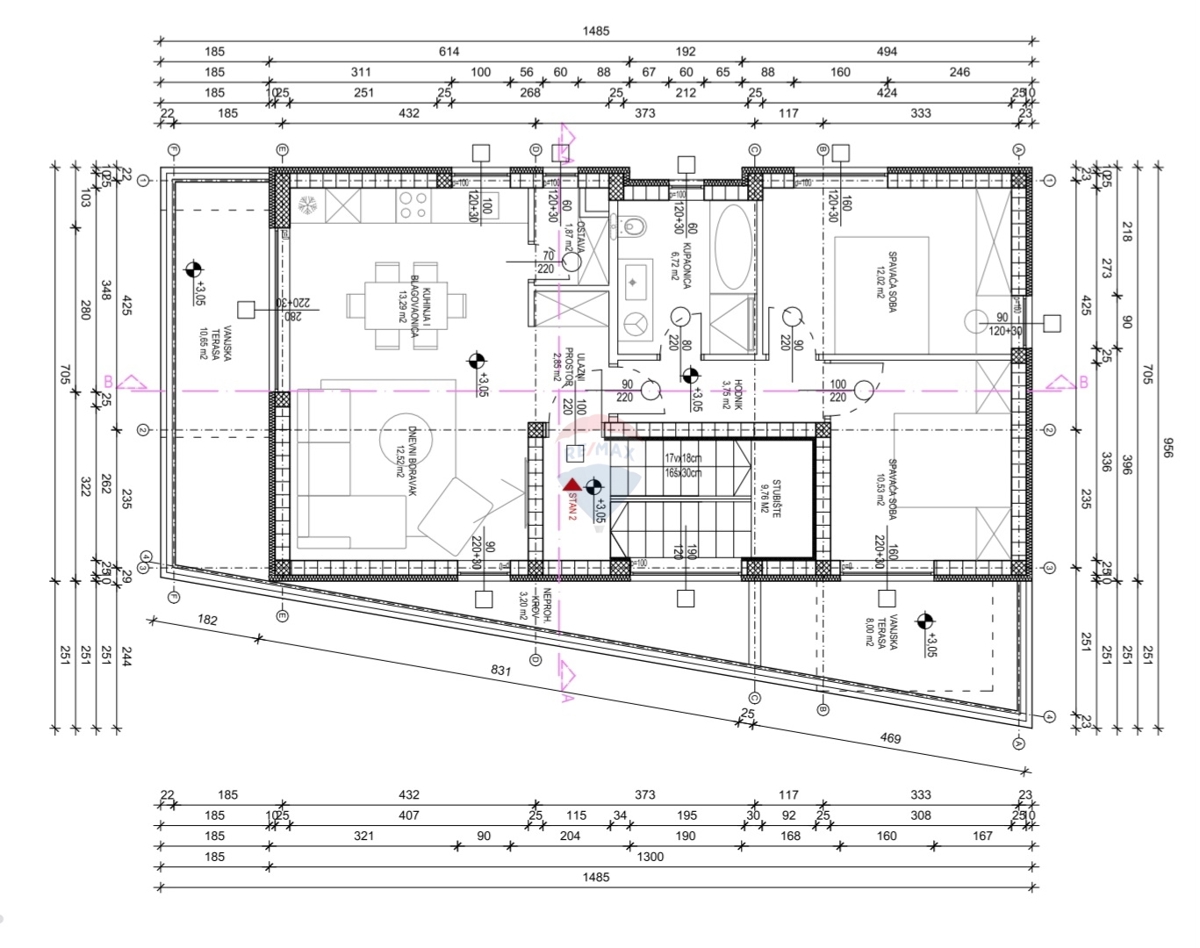 Stanovanje / Apartma Brodarica, Šibenik - Okolica, 74,78m2