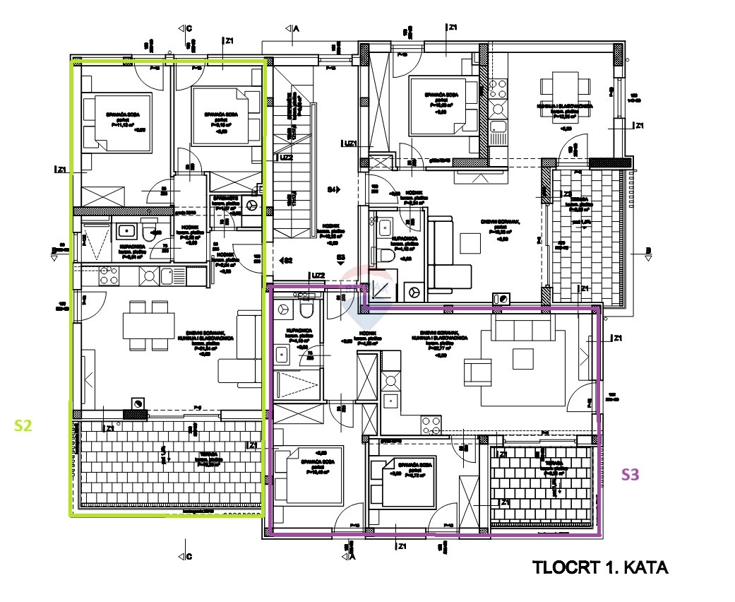 Stanovanje / Apartma Vodice, 63,96m2
