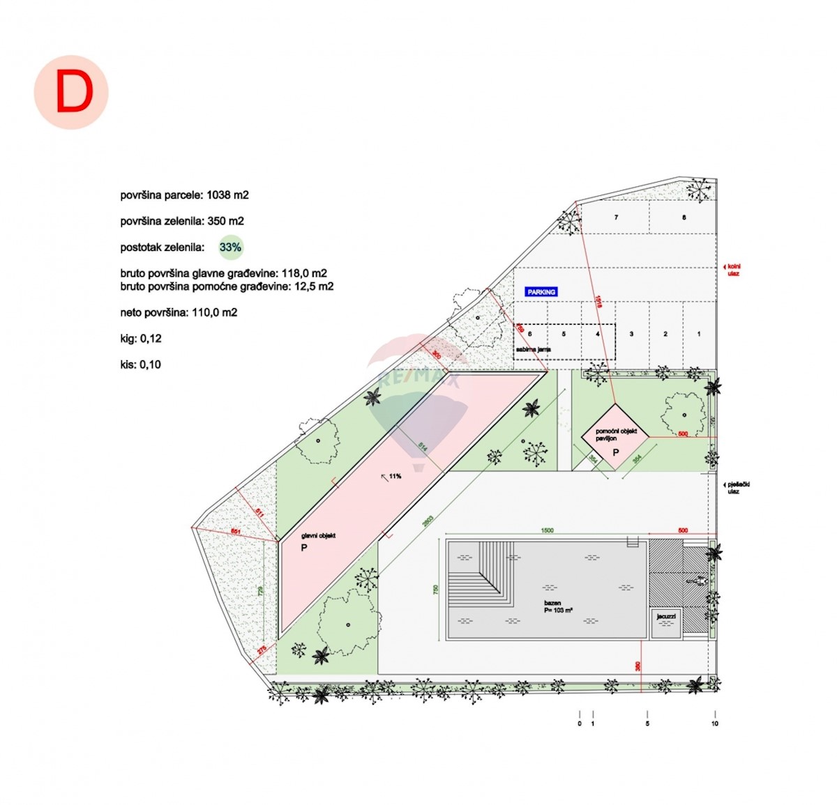 Hiša Dubrava Kod Šibenika, Šibenik - Okolica, 652m2