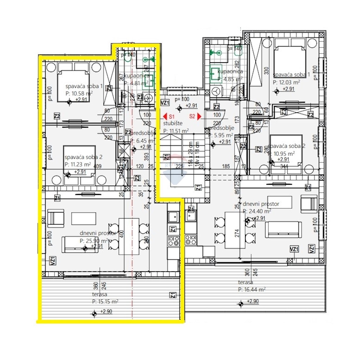 Stanovanje / Apartma Brodarica, Šibenik - Okolica, 69,69m2