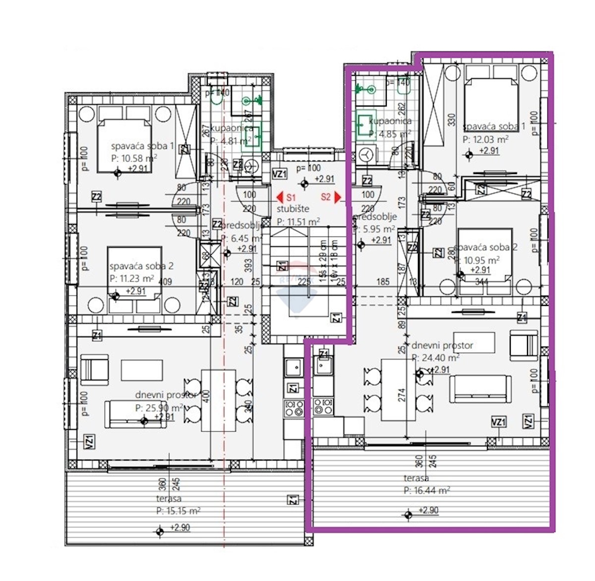 Stanovanje / Apartma Brodarica, Šibenik - Okolica, 69,69m2