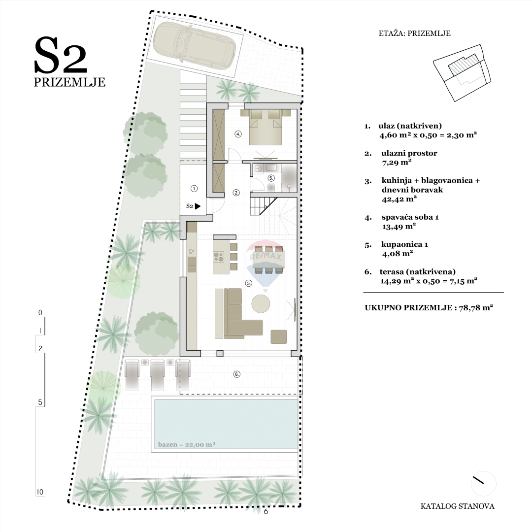 Stanovanje / Apartma Vodice, 224,73m2